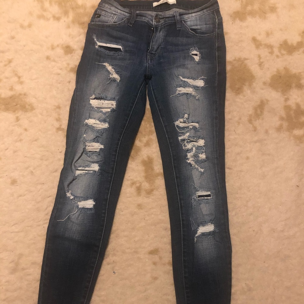 Kancan distressed jeans